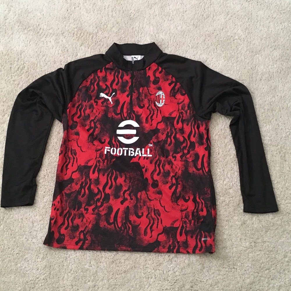 PUMA AC Milan 1/4 Zip Training Top